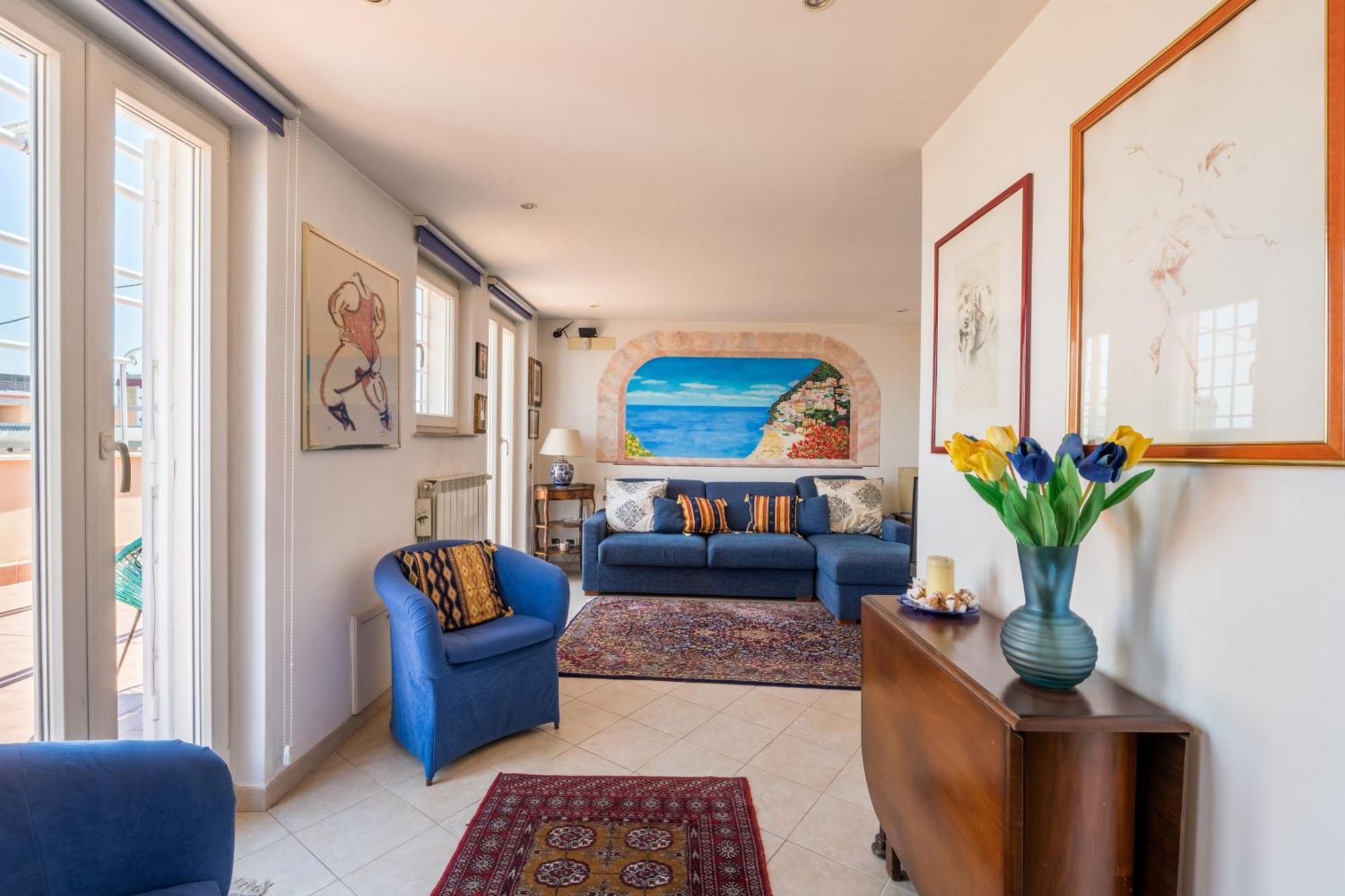 La Terrasse, Penthouse In Monteverde Appartement Rome