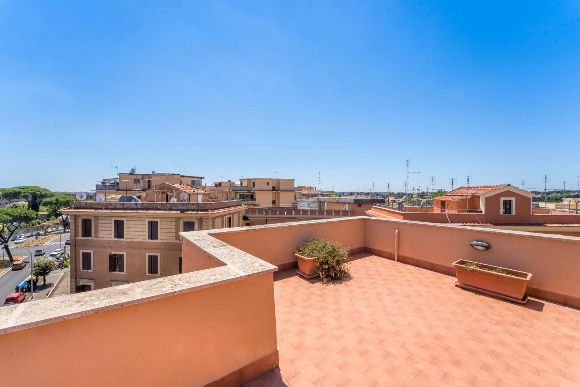 La Terrasse, Penthouse In Monteverde Appartement Rome